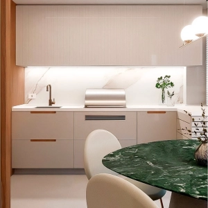 Torneira Monocomando Giratória de Cozinha Inox (Malta Bronze)