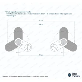 Produto Ducha Coluna de Inox Redonda 25 cm (Escovada) - Outlet