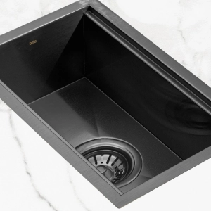 Escorredor Embutido Calha Molhada Inox 26x41 cm (Ginza Grafite Fosco)