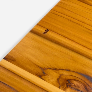 Esfregador de Madeira para Tanque 30x45 cm (Teca)