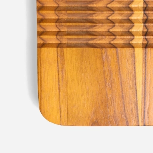 Esfregador de Madeira para Tanque 30x45 cm (Teca)