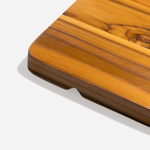 Esfregador de Madeira para Tanque 30x45 cm (Teca)