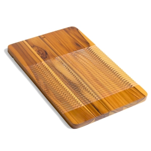 Esfregador de Madeira para Tanque 30x45 cm (Teca)