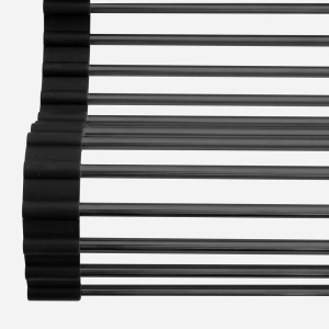 Esteira Escorredora em Inox Flex&iacute;vel 36x33 cm (Preta | Grafite Fosca)