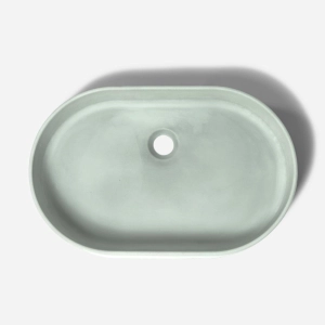 Cuba de Banheiro Concreto Apoio Elipse 55 cm (Lotus Acqua)