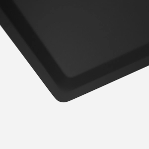 Ducha de Inox Quadrada 30x30 cm de Parede (Preta Fosca)