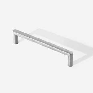 Puxador para M&oacute;vel Al&ccedil;a Sobrepor 128 mm Zamac (Cartago Escovado)