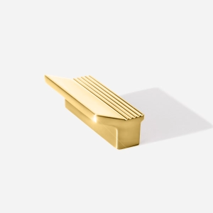Puxador para Móvel Alça Sobrepor 32 mm Zamac (Troia Dourado)