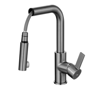 Torneira Monocomando Gourmet de Cozinha (Chipre Grafite Fosca)