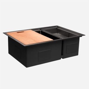 Cesto Escorredor Inox para Cuba Workstation 45x23 cm (Grafite Fosco)