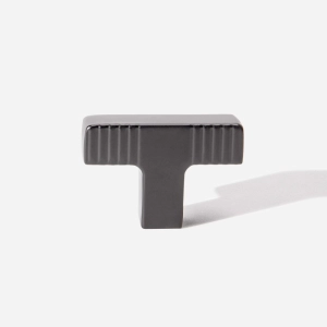 Puxador para Móvel Ponto Zamac (Petra Grafite Fosco) - Outlet