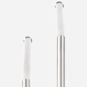 Toalheiro de Piso em Inox com Base de M&aacute;rmore (Rizzi Escovado)