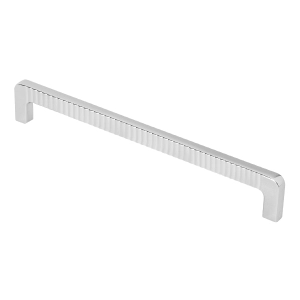 Puxador para M&oacute;vel Al&ccedil;a Sobrepor 192 mm Zamac (Petra Cromado)