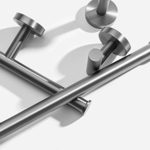 Kit de Acessórios para Banheiro Inox (Tarsila Grafite Fosco)