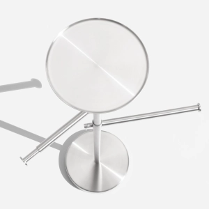 Toalheiro de Piso em Inox (Donatello Escovado)