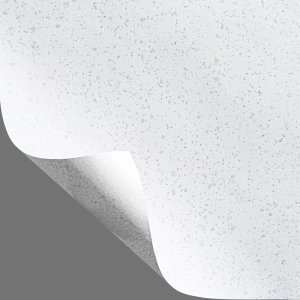 Papel de Parede Metalizado Branco Lav&aacute;vel 10,00 x 0,53 m (Terrazzo Due)