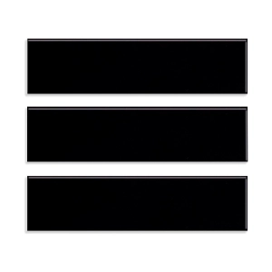 Pastilhas Cer&acirc;micas Colors 6x24 cm (Black)