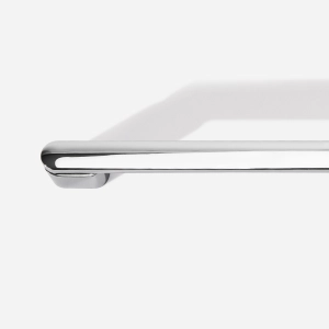 Puxador para M&oacute;vel Al&ccedil;a Sobrepor 224 mm Zamac (Memphis Cromado)