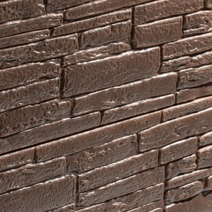 Painel 3D Canjiquinha Adesivo 70x60x1 (Caf&eacute;)