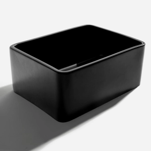 Cuba Fazenda de Cozinha Louça Retangular 61x46 cm (Lucca Preta)