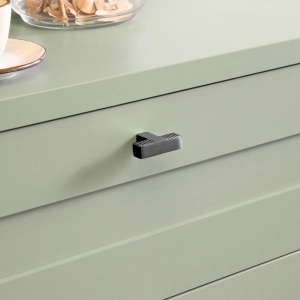 Puxador para Móvel Ponto Zamac (Petra Grafite Fosco) - Outlet