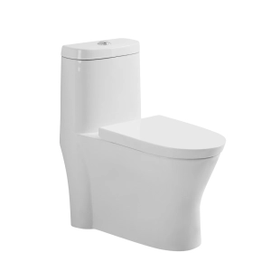 Vaso Sanit&aacute;rio Monobloco Kit Completo (Bordeaux Branco)