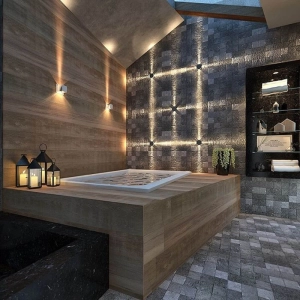 Pedra Hitam Lisa 10x10 cm - m²