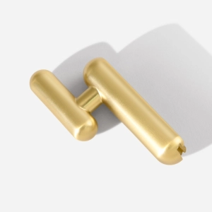 Cabide com Gancho de Parede Zamac (Moema Ouro Fosco)