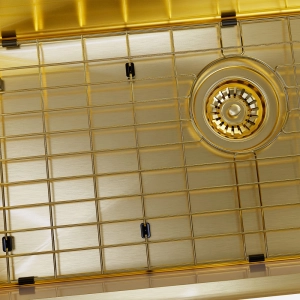 Grade Aramada Inox 72x32 cm (Dourada | Ouro Fosca)