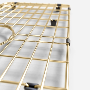 Grade Aramada Inox 72x32 cm (Dourada | Ouro Fosca)