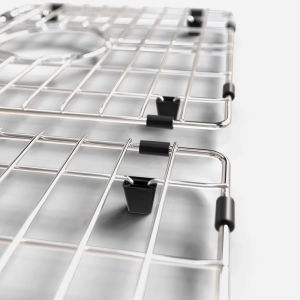 Grade Aramada Inox para Cuba Dupla 32x37 cm (Escovada)