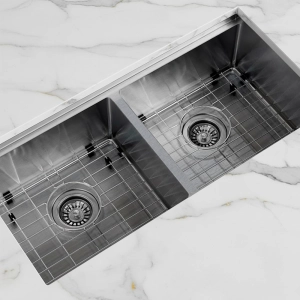 Grade Aramada Inox para Cuba Dupla 32x37 cm (Escovada)