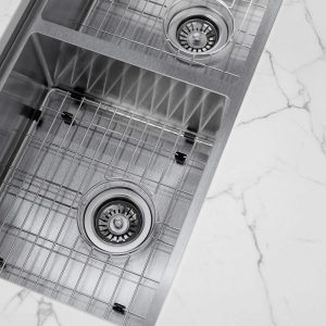 Grade Aramada Inox para Cuba Dupla 32x37 cm (Escovada)