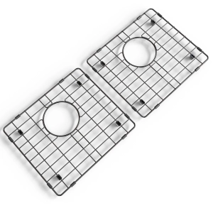 Grade Aramada Inox para Cuba Dupla 32x37 cm (Preta | Grafite Fosca)