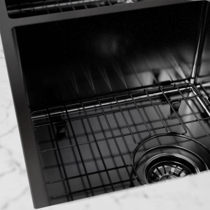 Grade Aramada Inox para Cuba Dupla 32x37 cm (Preta | Grafite Fosca)