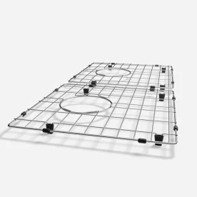 Grade Aramada Inox para Cuba Dupla 35x34 cm (Escovada) Produto Grade Aramada Inox para Cuba Dupla 35x34 cm (Escovada)
