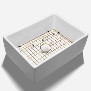 Kit Cuba Fazenda e V&aacute;lvula de Lou&ccedil;a com Grade Dourada Fosca (Amalfi)