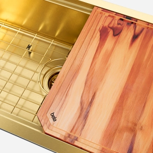 Kit Cuba Workstation Inox com Acessórios (Osaka Dourada Fosca)