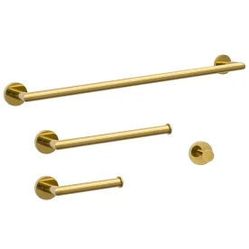 Produto Kit de Acessórios para Banheiro Inox (Monet Dourado)
