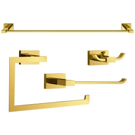 Produto Kit de Acessórios para Banheiro (Mondrian Dourado)