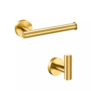 Produto Kit de Acessórios para Lavabo Inox (Tarsila Dourado Fosco)