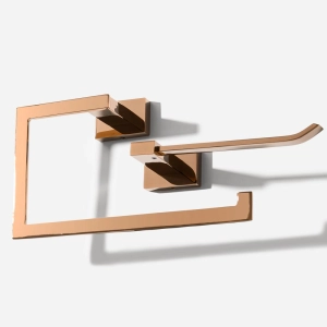 Kit de Acessórios para Lavabo Top (Mondrian Rosé Gold)