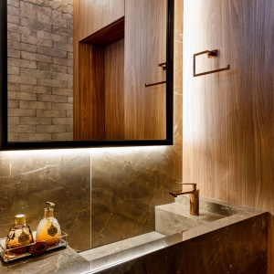 Kit de Acessórios para Lavabo Top (Mondrian Rosé Gold)