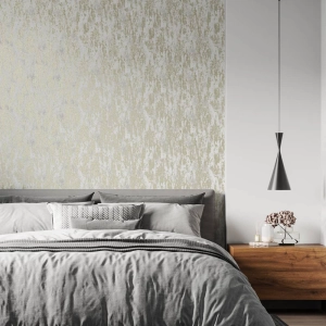 Papel de Parede Textura Met&aacute;lica Lav&aacute;vel 10,00 x 0,53 m (Pittura Uno)
