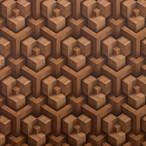 Papel de Parede Texturizado 3D Madeira Marrom Lav&aacute;vel 10,00 x 1,06 m (Illusione Quindici)