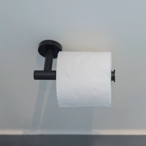 Papeleira de Banheiro Inox (Tarsila Preto Fosco)