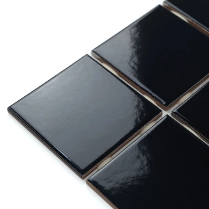 Pastilhas Cerâmicas Colors 10x10 cm (Black)