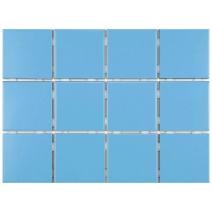 Pastilhas Cer&acirc;micas Colors 10x10 cm (C&eacute;u)