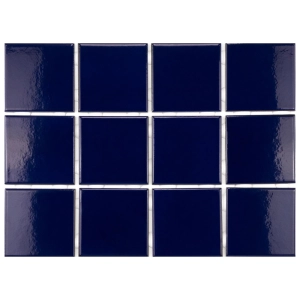 Pastilhas Cer&acirc;micas Colors 10x10 cm (Cobalto)