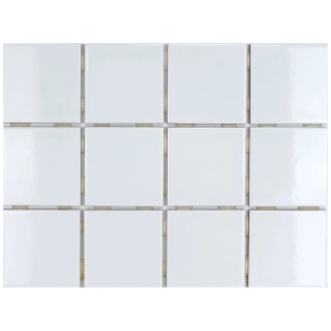 Pastilhas Cerâmicas Colors 10x10 cm (White)